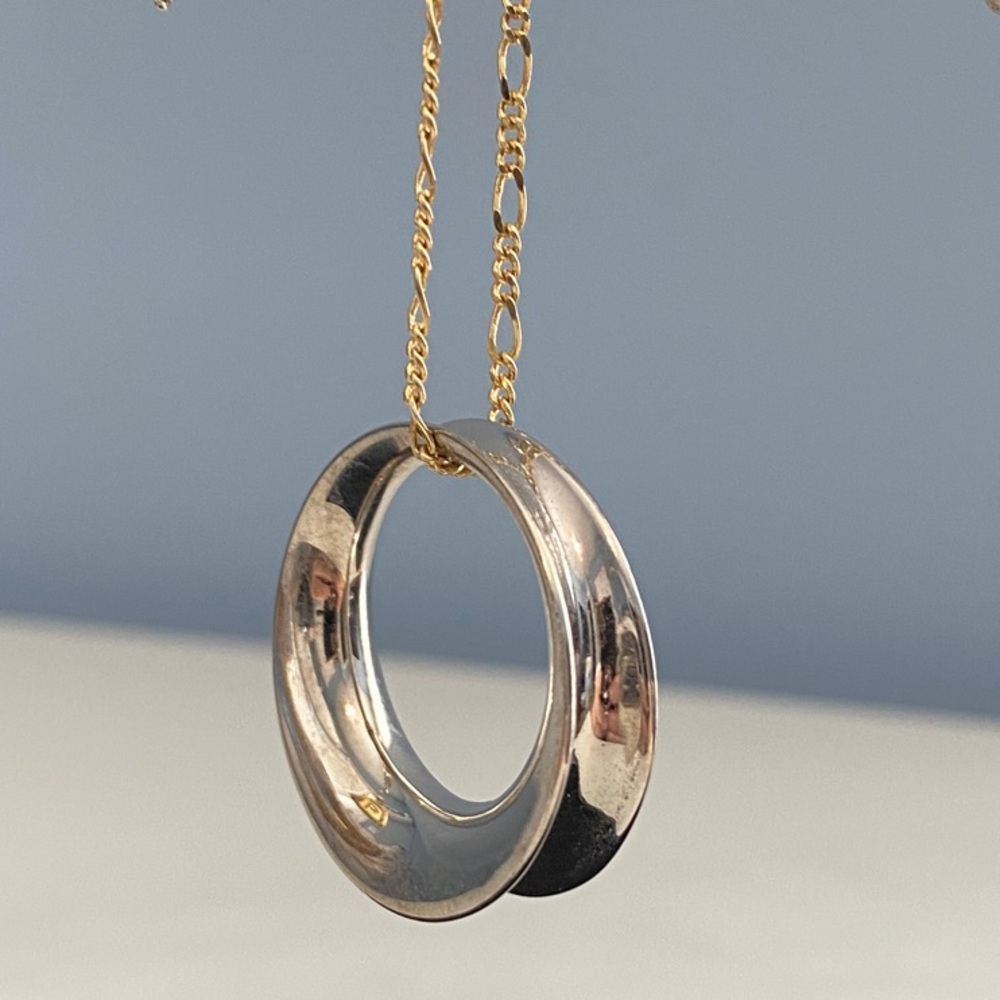 Silver Circular Ring - image 2